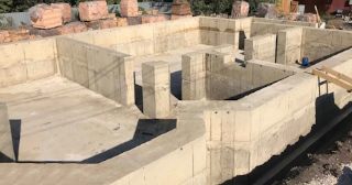 Фундамент с цокольным этажом под ключ заказать в Симферополе -  фундамент цокольный этаж под ключ цена от 7293 руб за м2